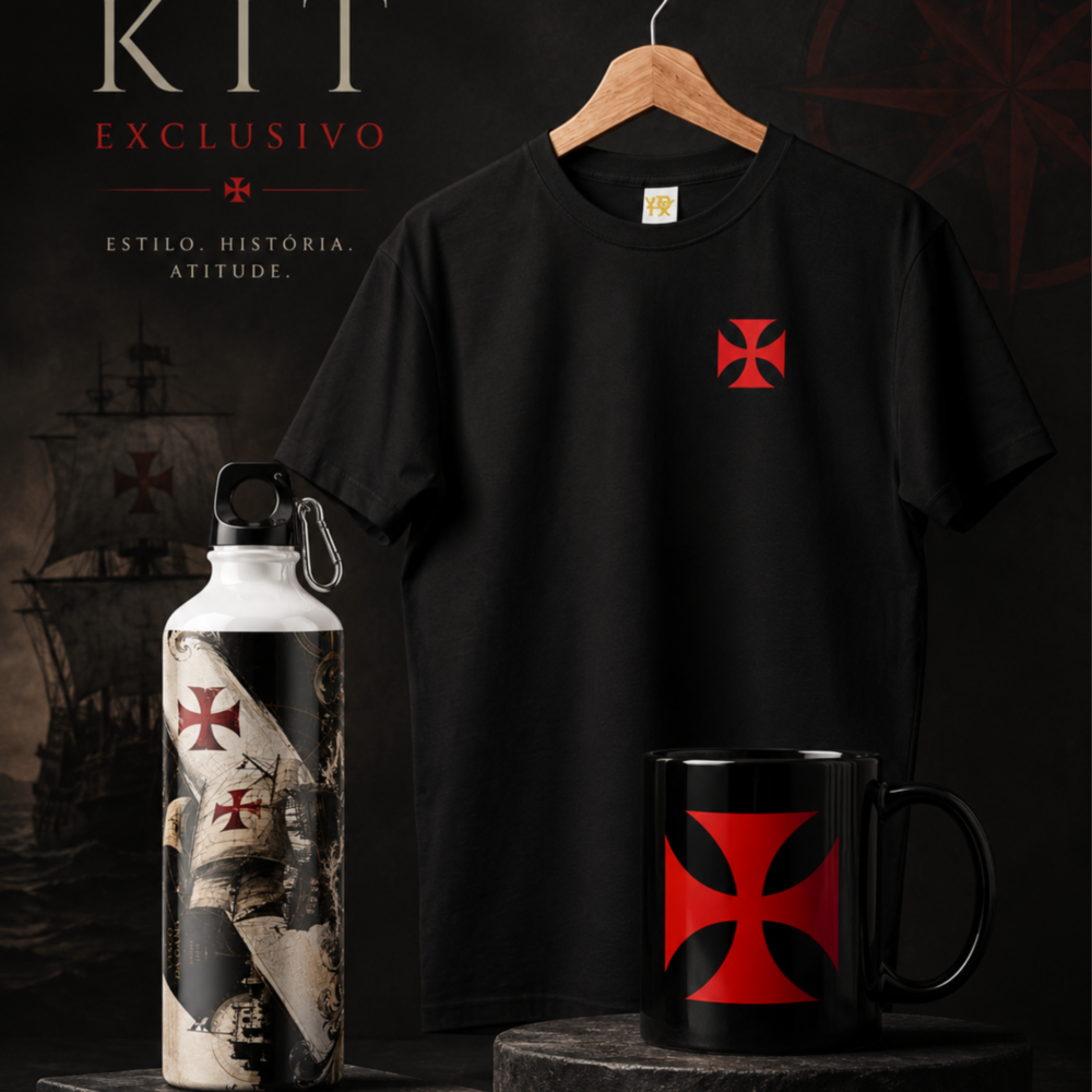 Kit Torcedor Camisa + Caneca + Squeezer "Vasco da Gama"
