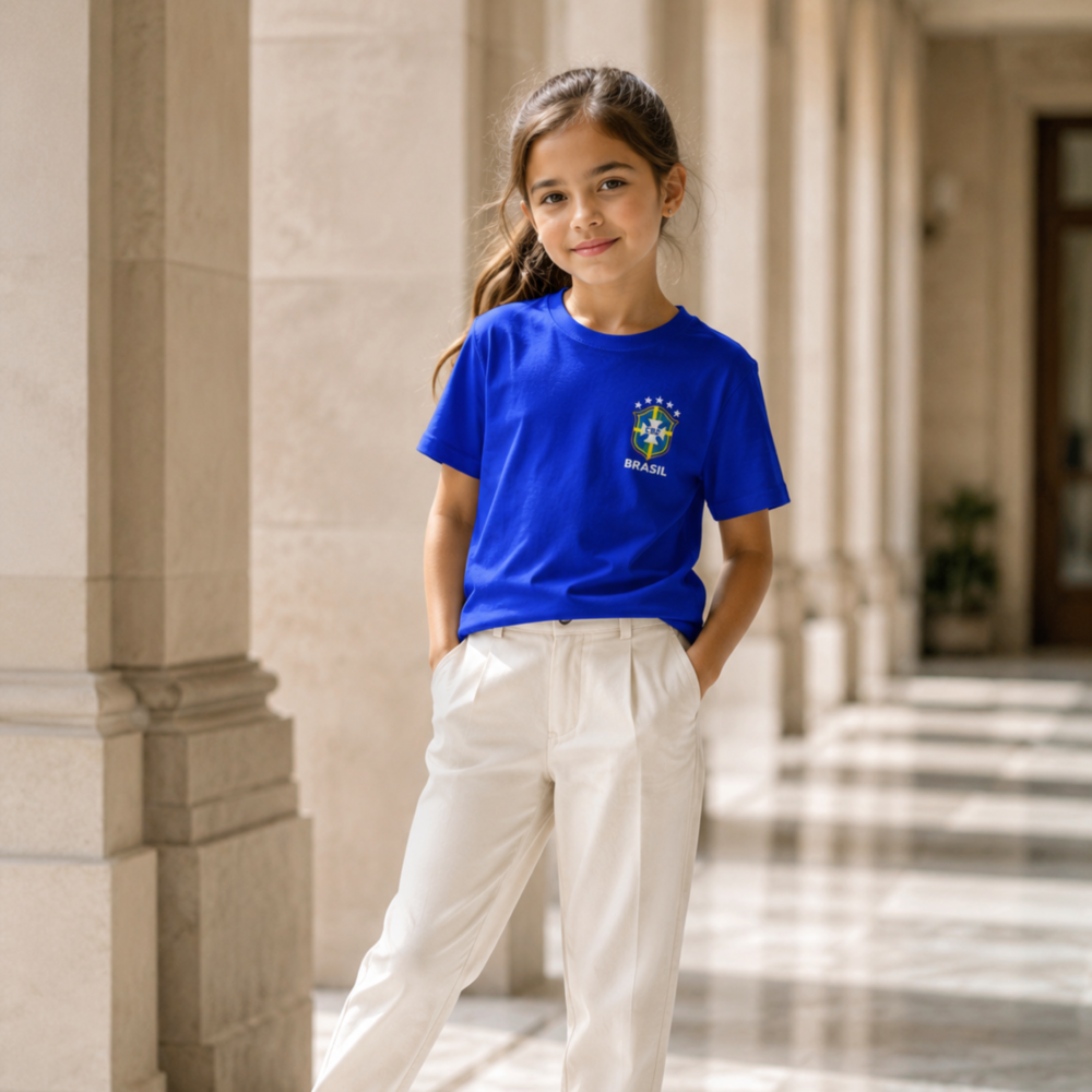 Camisa Infantil 100% algodão coleção copa 2026