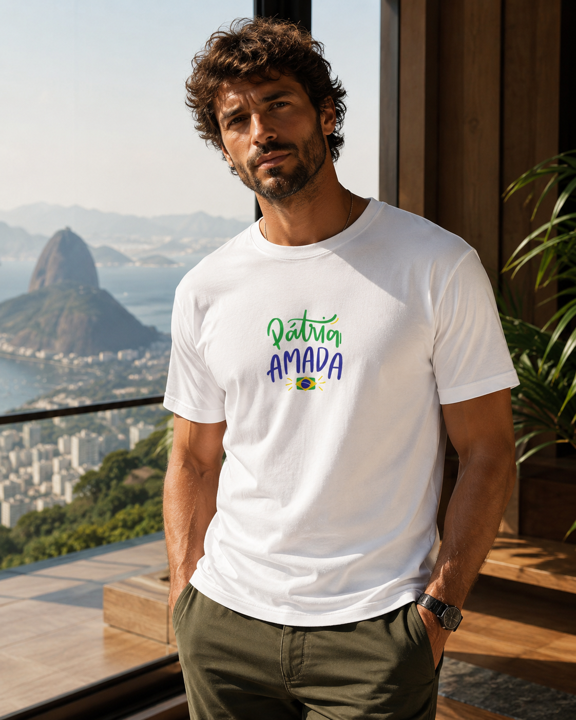 Camisa "Pátria Amada Brasil"