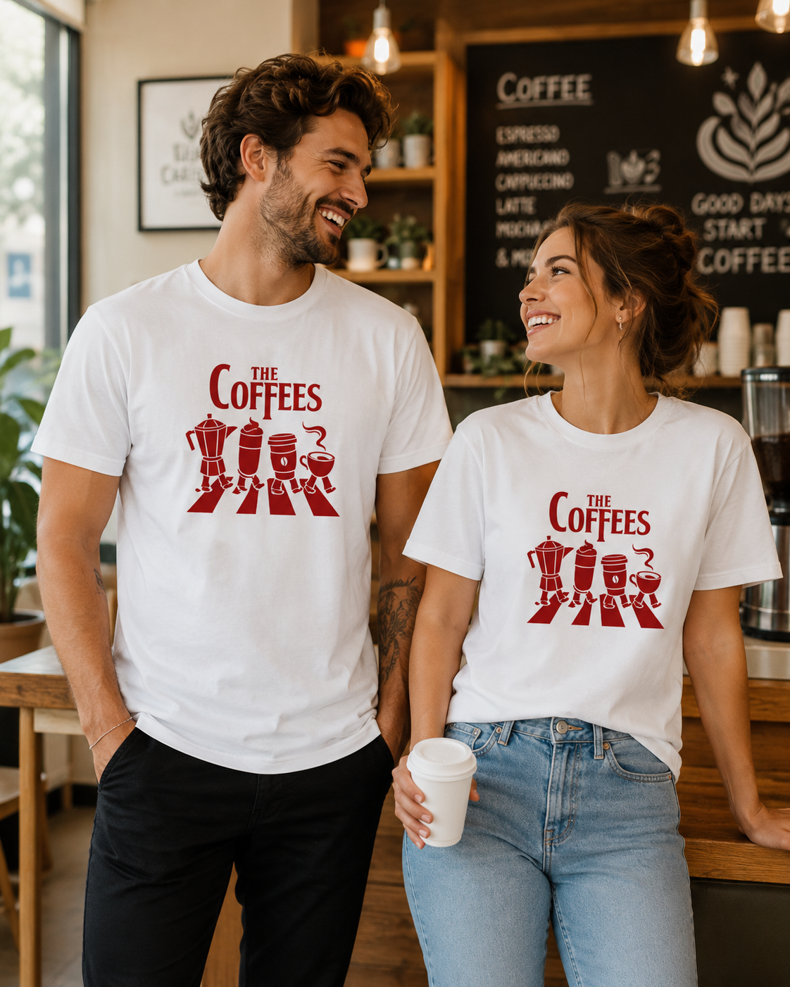 Camiseta 100% algodão “The Coffees” - Imagem 4