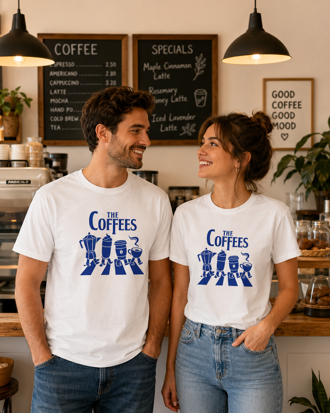 Camiseta 100% algodão “The Coffees”