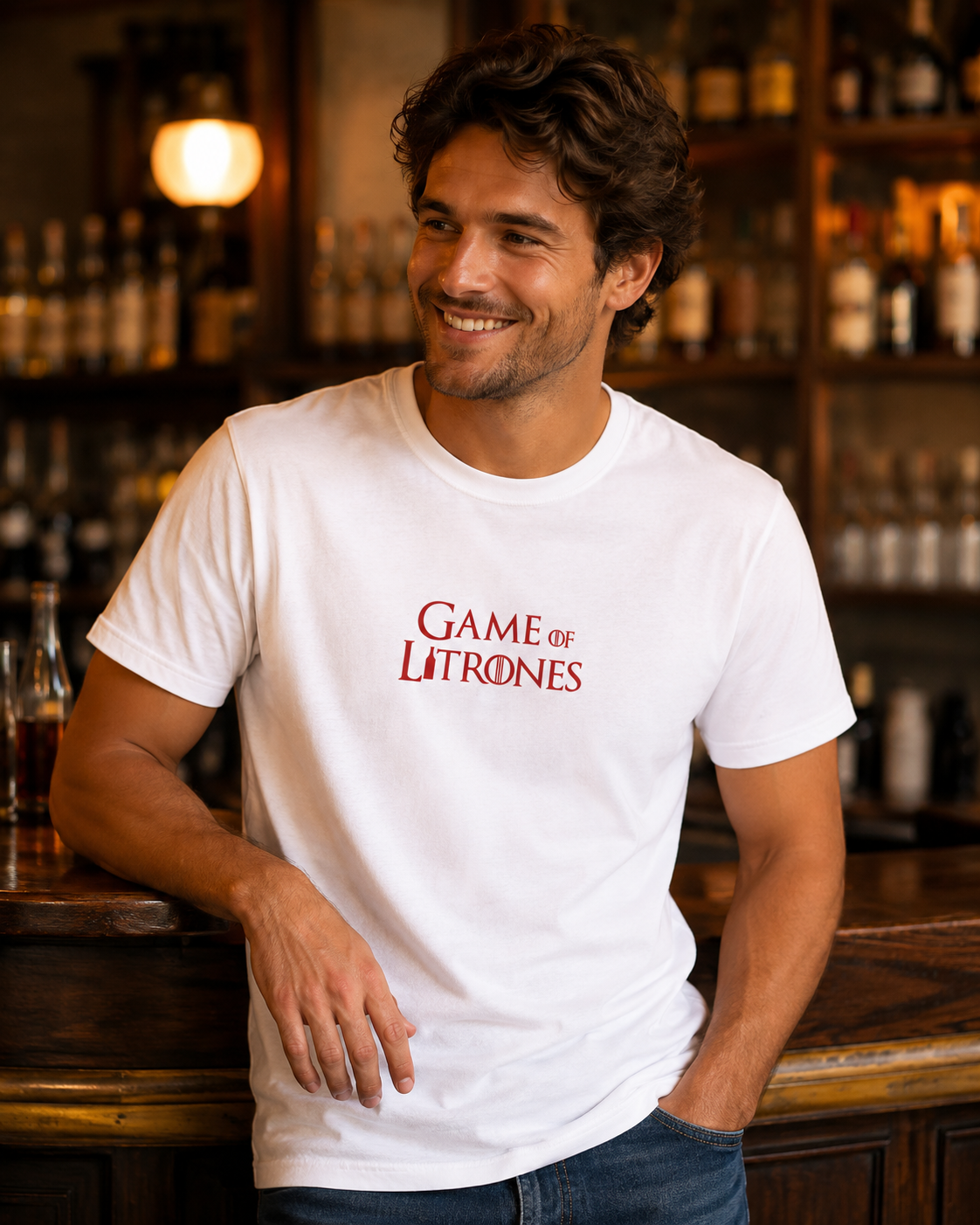 Camiseta Frase “Game Of Litrones” - Imagem 3