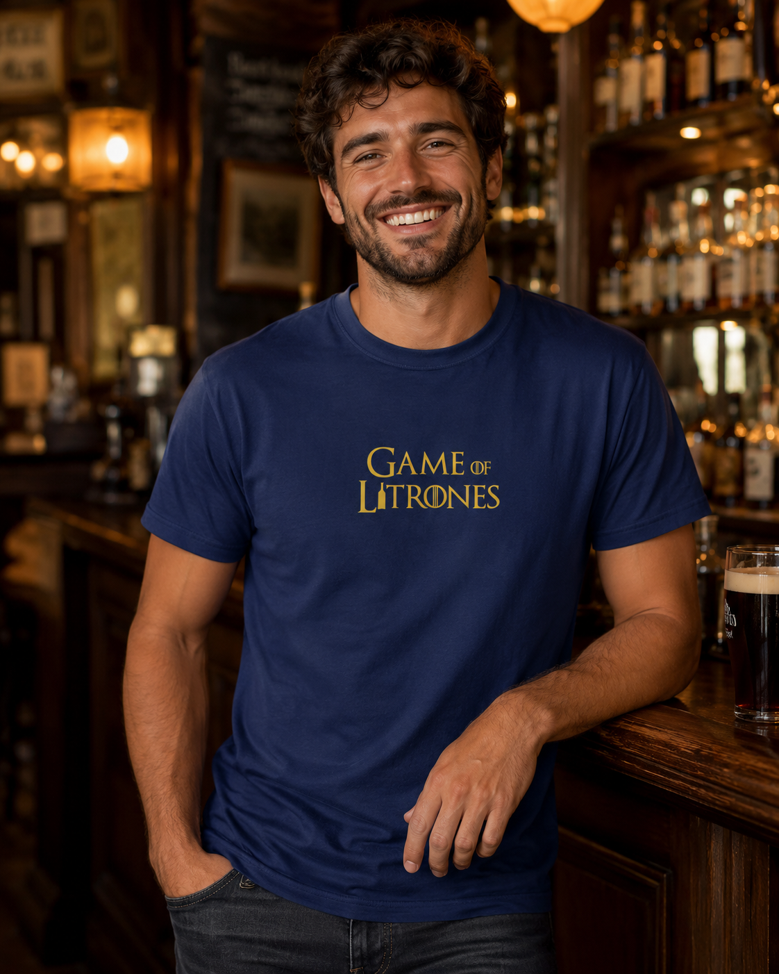 Camiseta Frase “Game Of Litrones” - Imagem 5