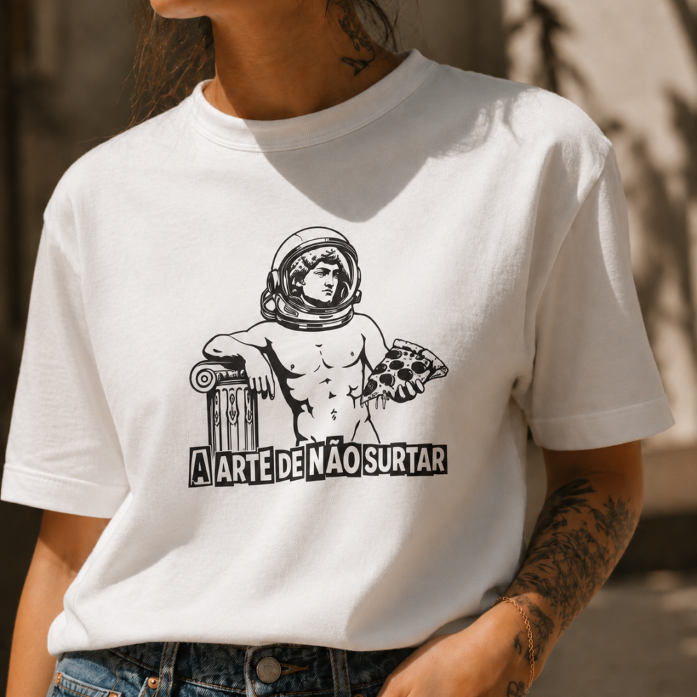 Camiseta "A Arte de Não Surtar"