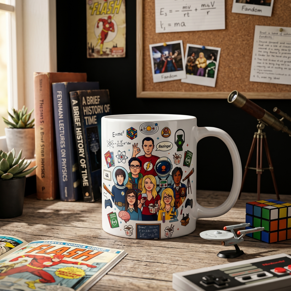 Caneca Porcelana "The Big Bang Theory"