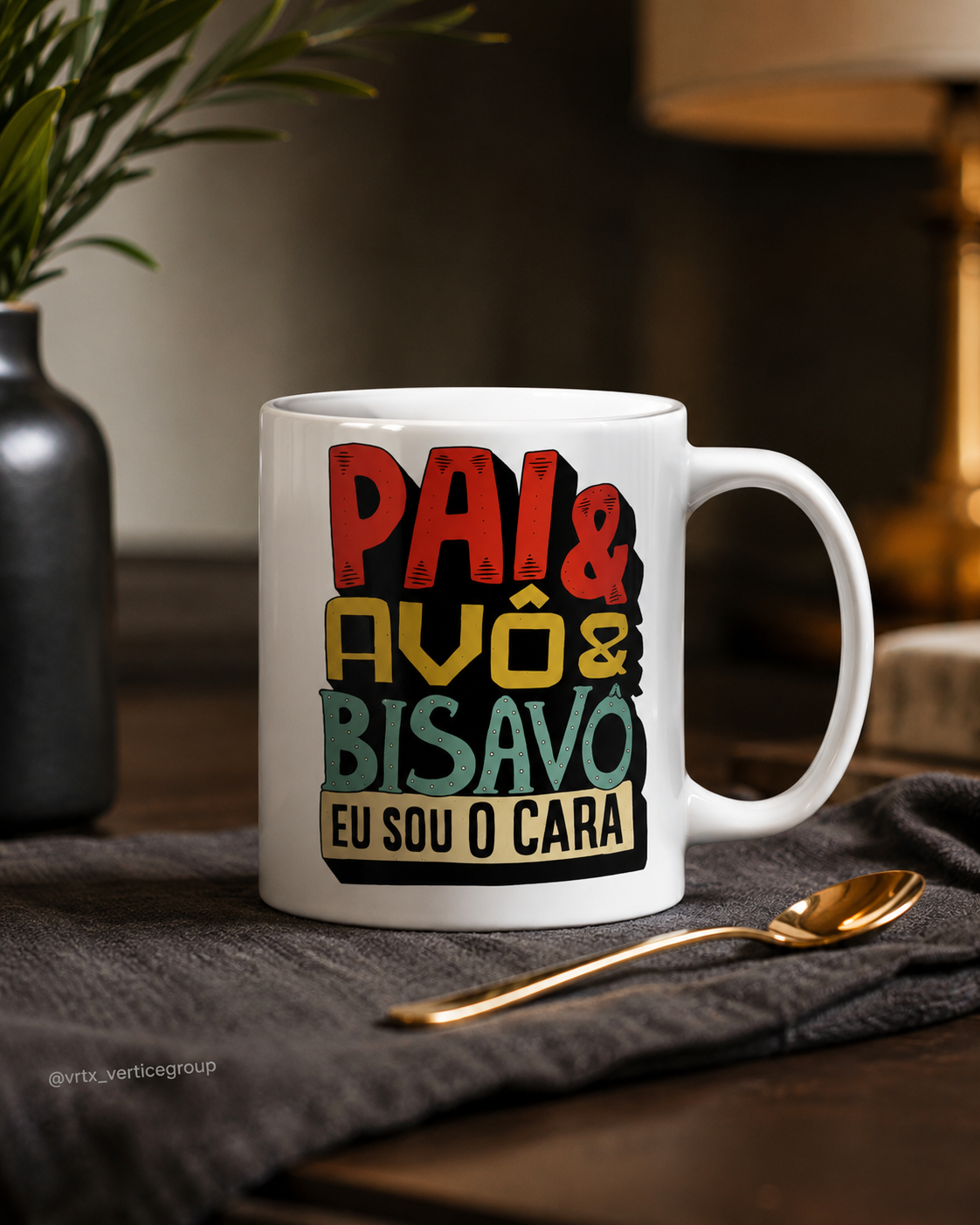 Caneca Pai Avô Bisavô Eu Sou O Cara Presente Dia Dos Pais 325ml