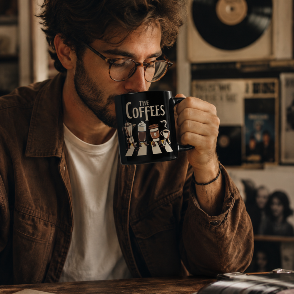 Caneca Porcelana 325ml - The Coffees