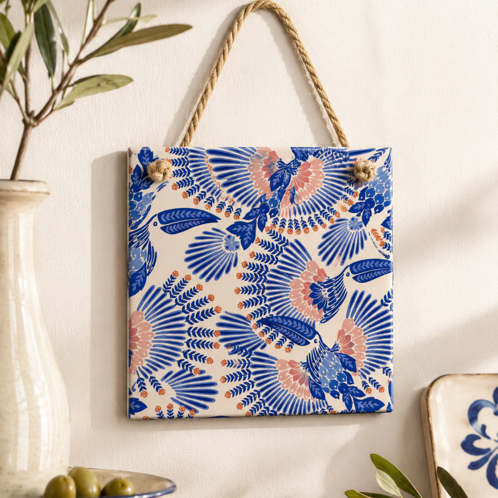 Azulejo Decorativo 15x15 Vários Modelos Com Corda de sisal