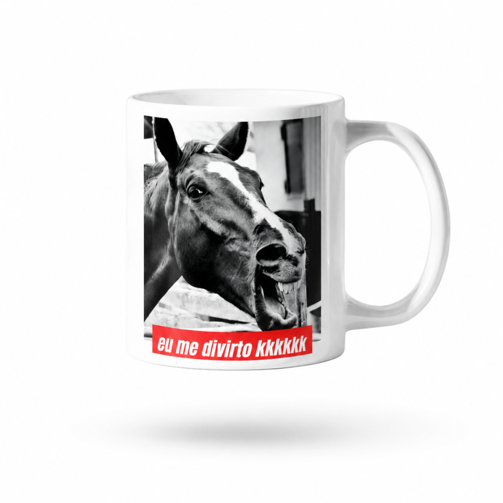 Caneca Porcelana 325ml – Eu me Divirto
