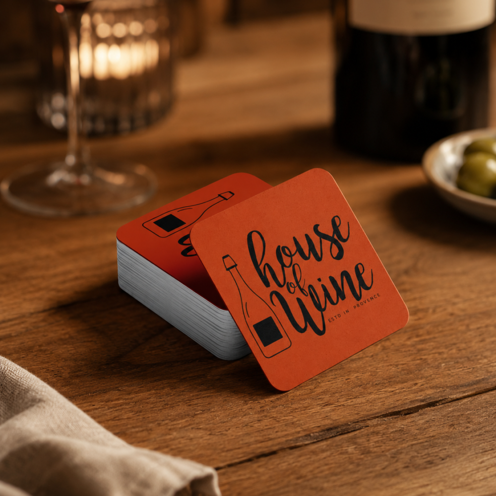 Descanso de Copo  12x12cm Personalizado