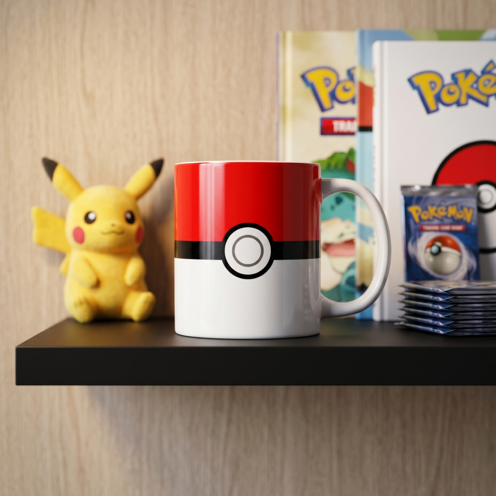 Caneca Porcelana 325ml "Pokémon"