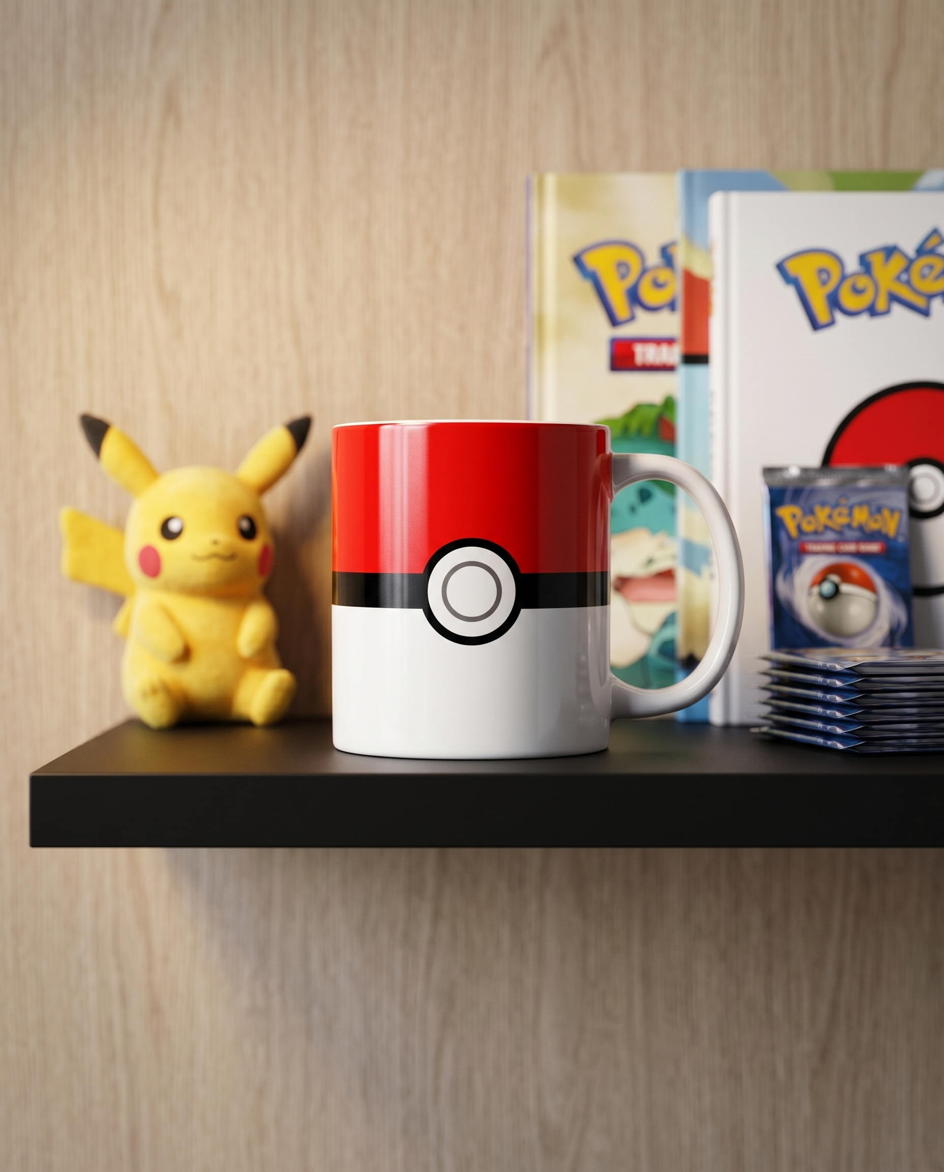 Caneca Porcelana 325ml "Pokémon"