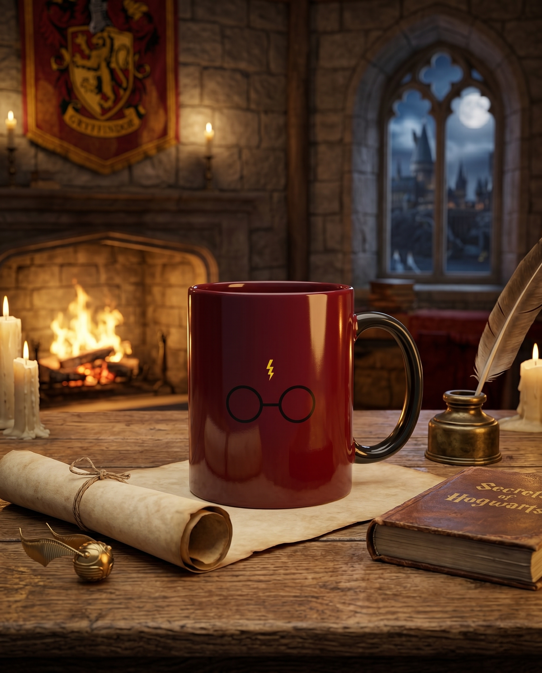 Caneca Porcelana 325ml "Harry Potter" - Imagem 2