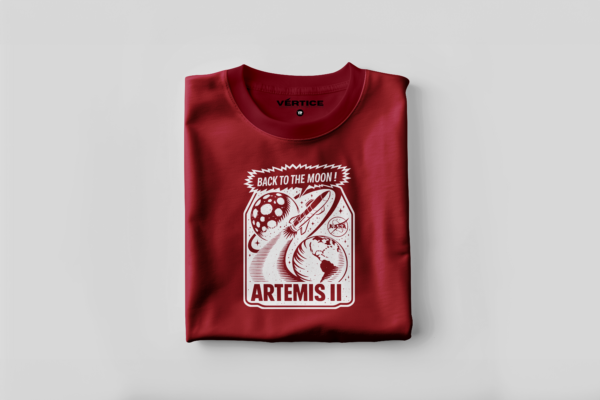 Camiseta Algodão NASA Artemis II Back To The Moon