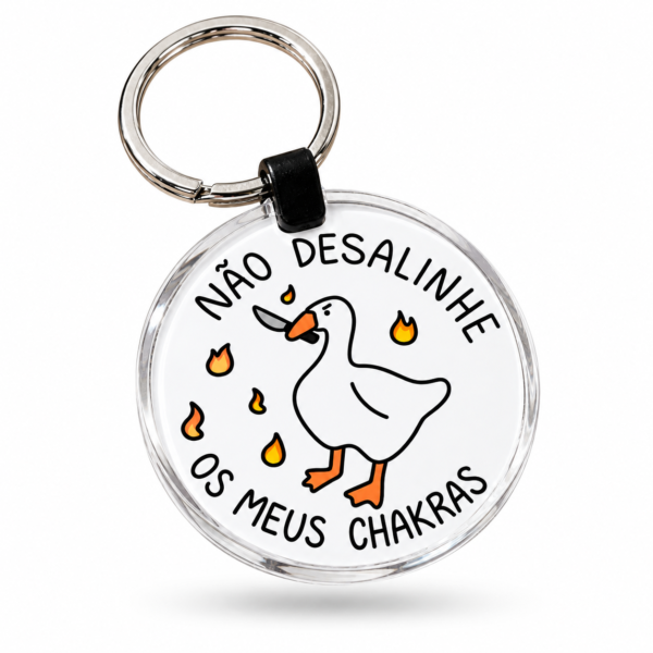 Chaveiro Não Desalinhe os Meus Chakras