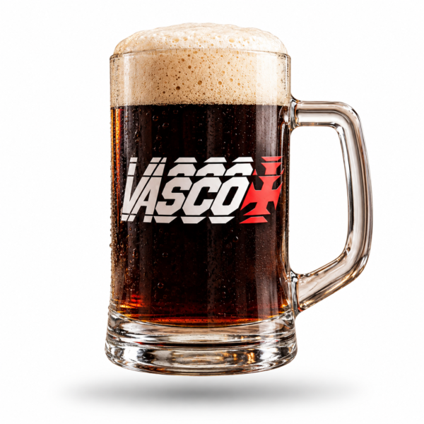 Caneca de Chopp de Vidro Cristal Vasco da Gama