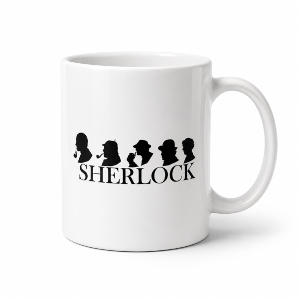 Caneca Sherlock Holmes Silhuetas 325ml