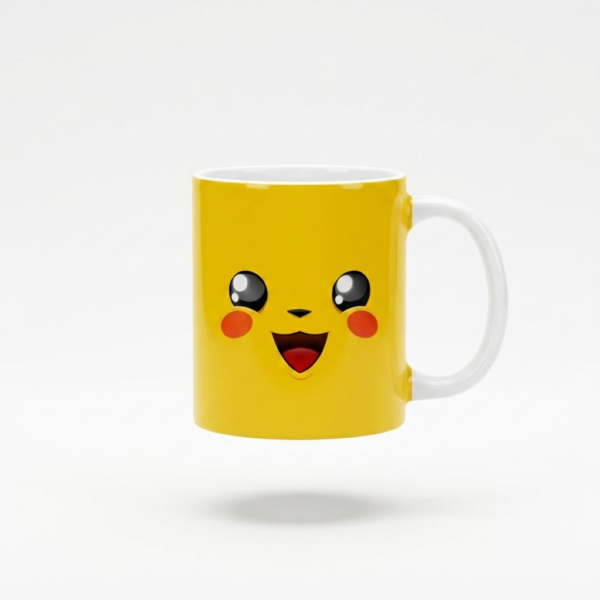 Caneca Pokémon Pikachu Amarela 325 ml