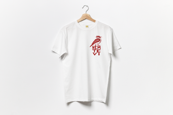 Camiseta Nem Te Vi com Pássaro 100% Algodão