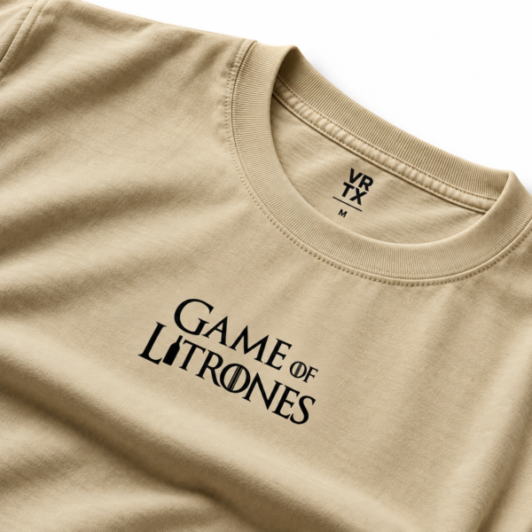 Camiseta Estonada "Game of Litrones" – Estampa Paródia Cerveja
