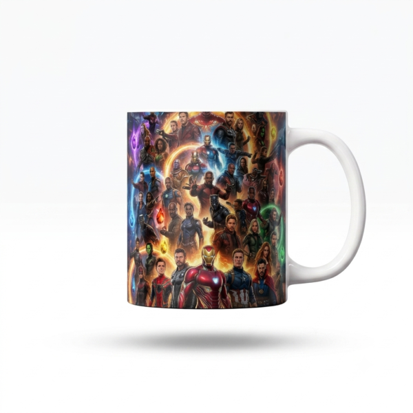 Caneca Vingadores Heróis Marvel Colagem 325 ml