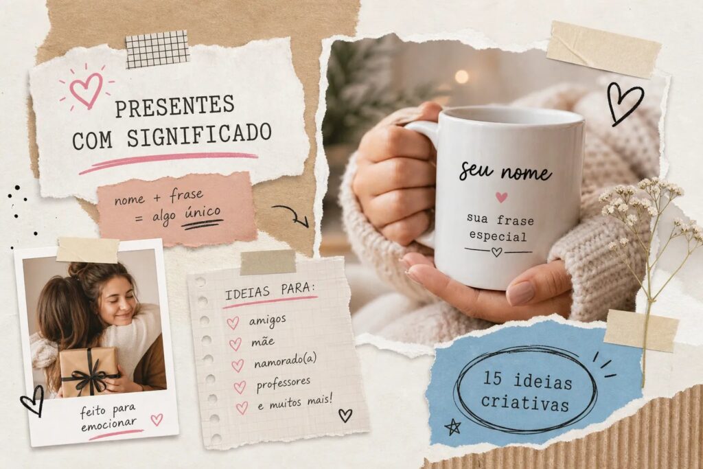 Caneca com nome e frase: 15 ideias para um presente único