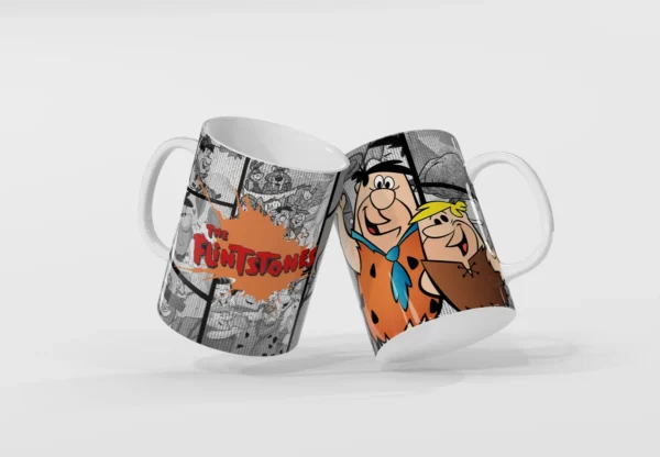 Caneca Os Flintstones Fred e Quadrinhos