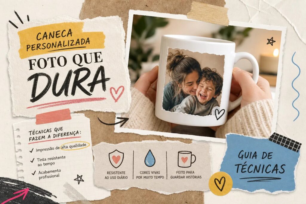Caneca personalizada com foto que dura: guia de técnicas