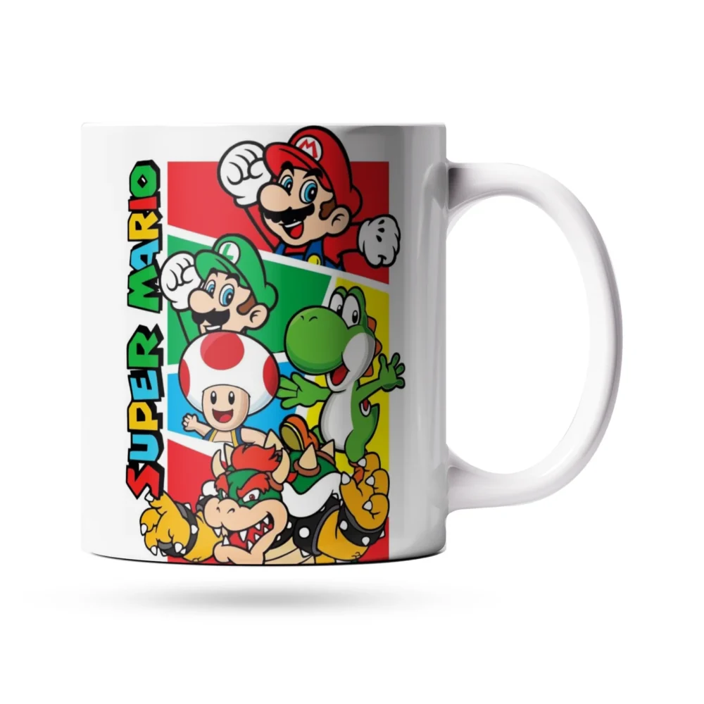 Caneca Super Mario Personagens Clássicos 325 ml