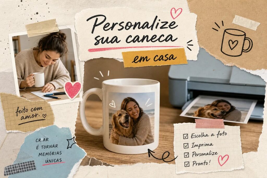 Como personalizar caneca com foto em casa: passo a passo