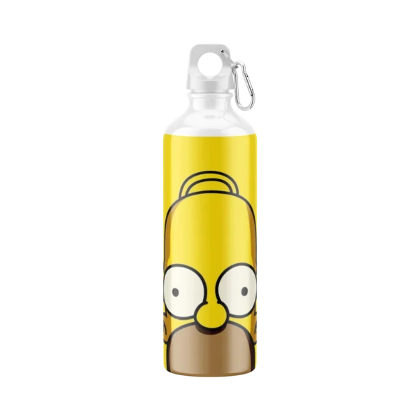 Garrafa Squeeze Homer Simpson Amarela 600 ml