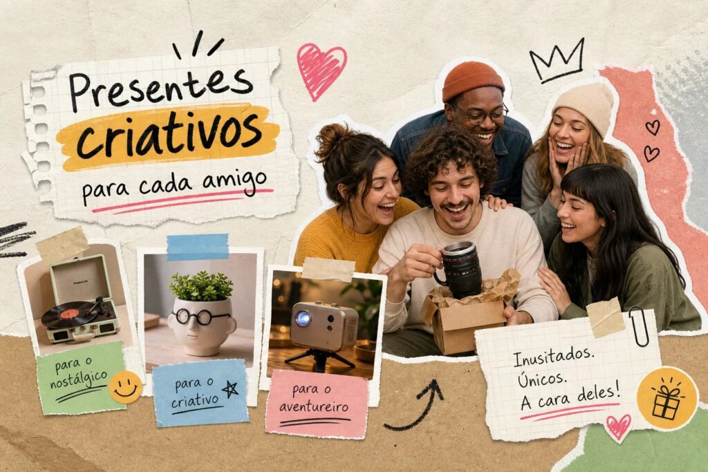 Presentes criativos e inusitados para cada tipo de amigo