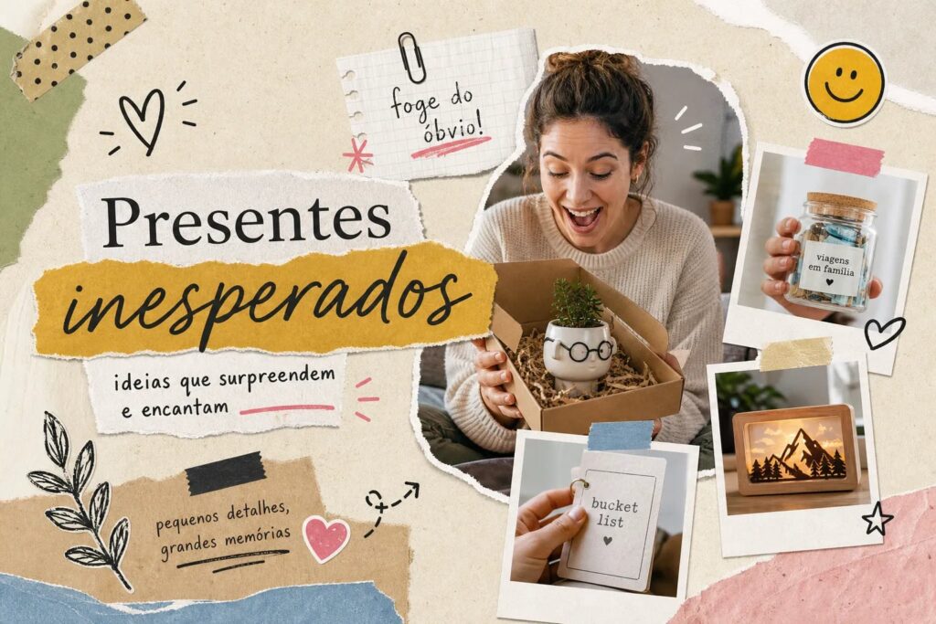 Presentes inusitados: 25 ideias que fogem do óbvio